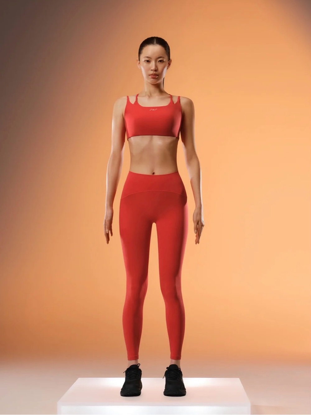 Stretch Your Story ButterMelt Legging 25" Red S NWT